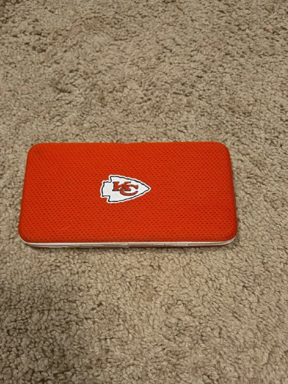 Kansas City Chiefs Red Wallet with Team Arrowhead Logo